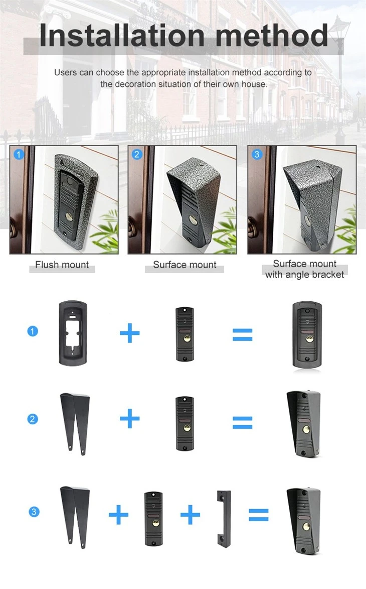 4.3inch Video Doorbell Intercom For Villa